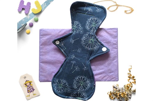 Click to order  11 inch Cloth Pad Midnight Dandelion now